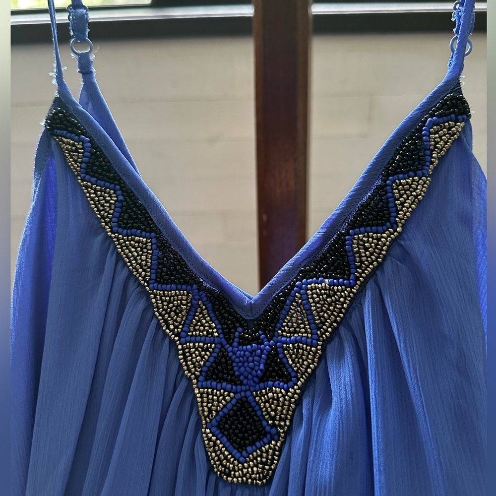 Express Beaded Mini Dress medium